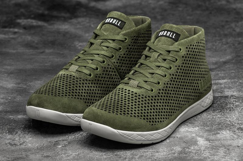 Moss Nobull Moss Suede Mid Men's Trainers | CA I1394L